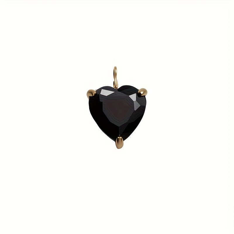 Star and Heart-Shaped Colorful Zirconia Pendant