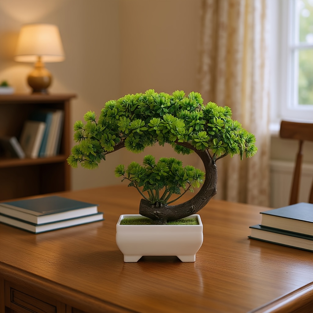 1 stuk kunstgroen voor lotusbonsai