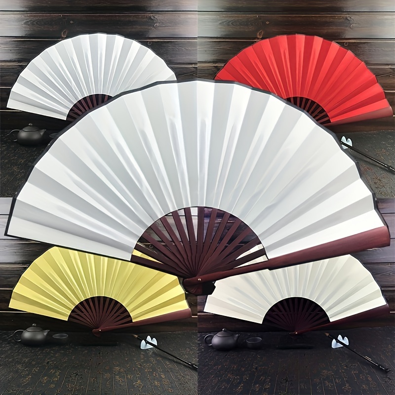 

Delicate Premium Elegant Retro Silky Fan, Solid Color Punk Fan Dancing Prop, Stage Performance Accessory, Perfect Creative Thoughtful Gift