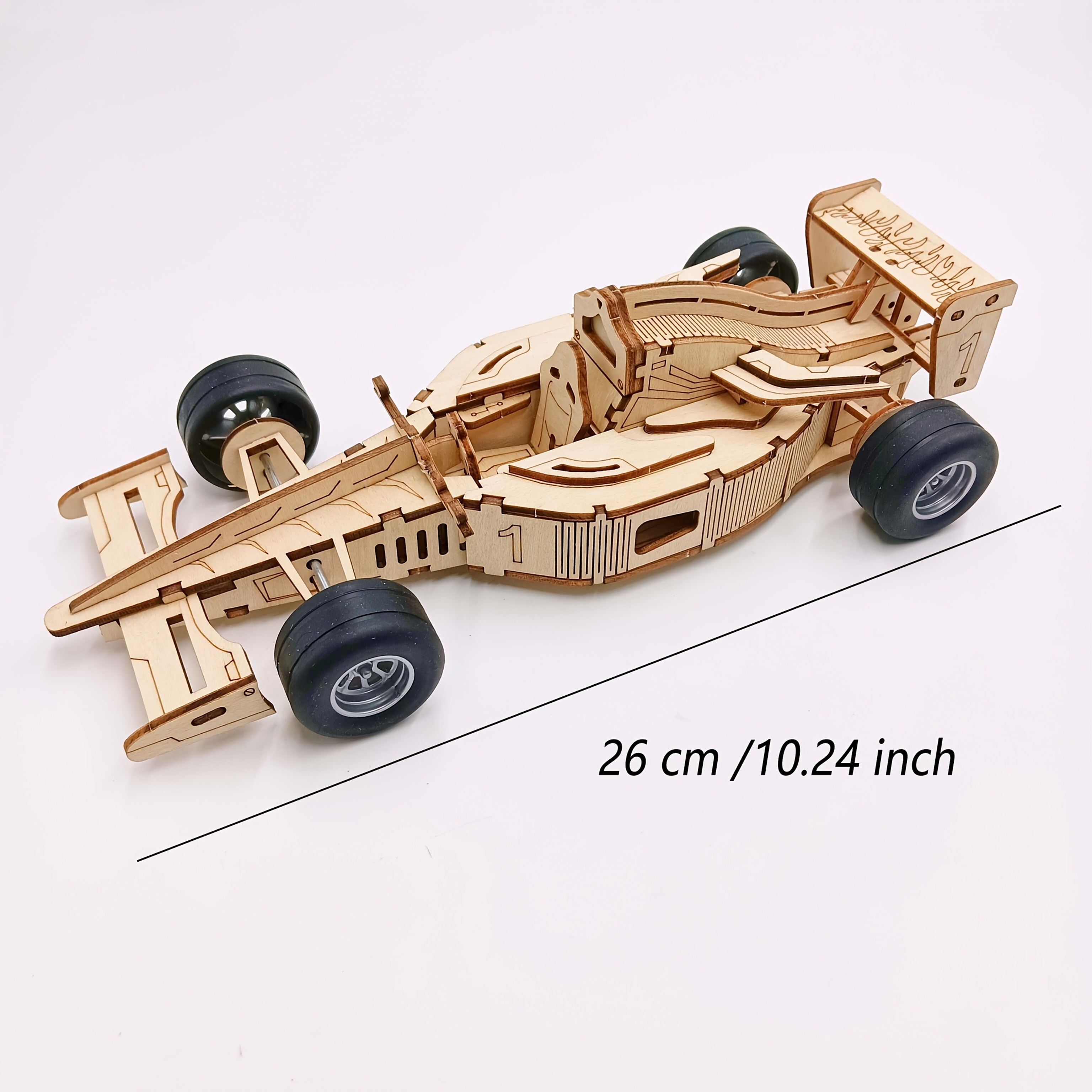 yetişkinler için 3d ahşap puzzle f1 yarış arabası model - Temu
