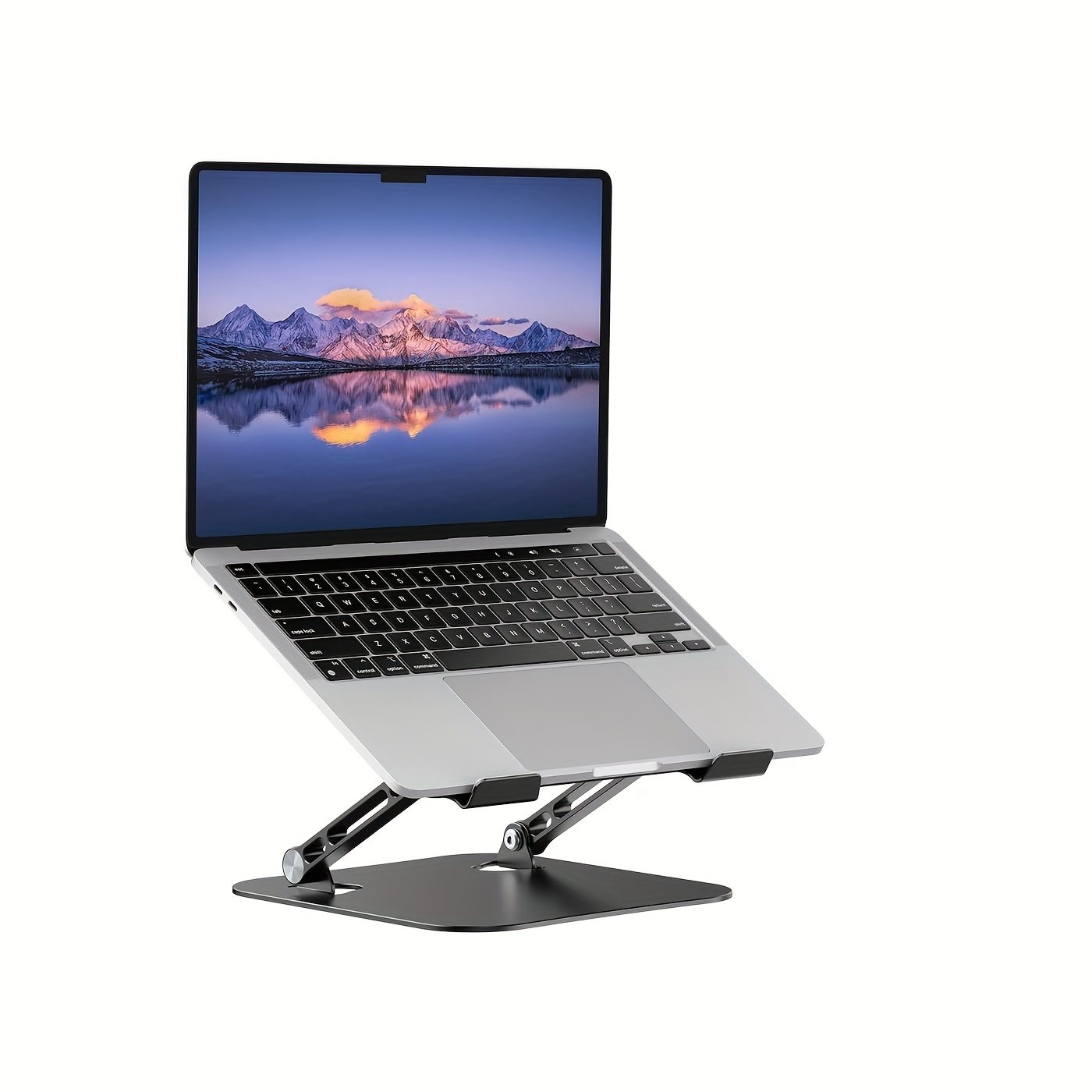 TEMU Stand For Desk Laptop Stand Foldable Notebook Holder 10-17 Inch Pc Computer Stand Laptop Riser Stand Adjustable Height Laptop Stands For Desk