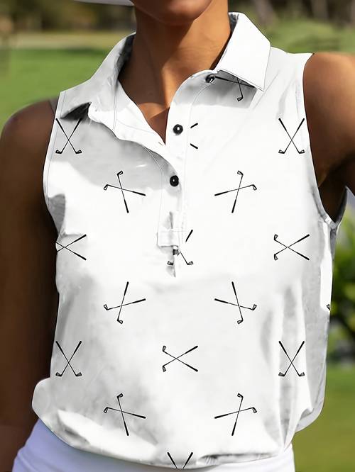2025 womens fashion new arrival academic sleeveless breathable vest patterned t shirt retro clothing
