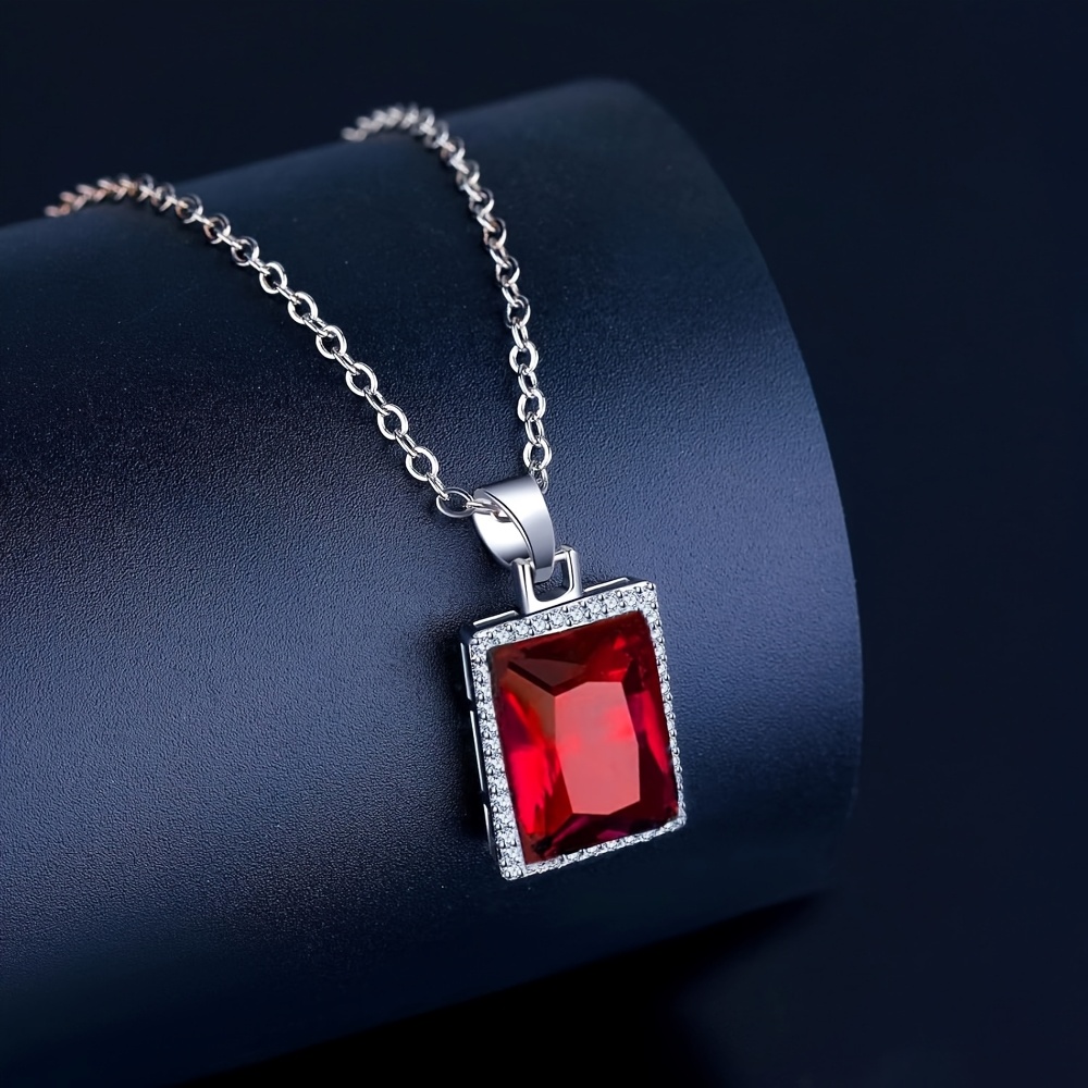 Square Necklace Family Gift Christmas Halloween