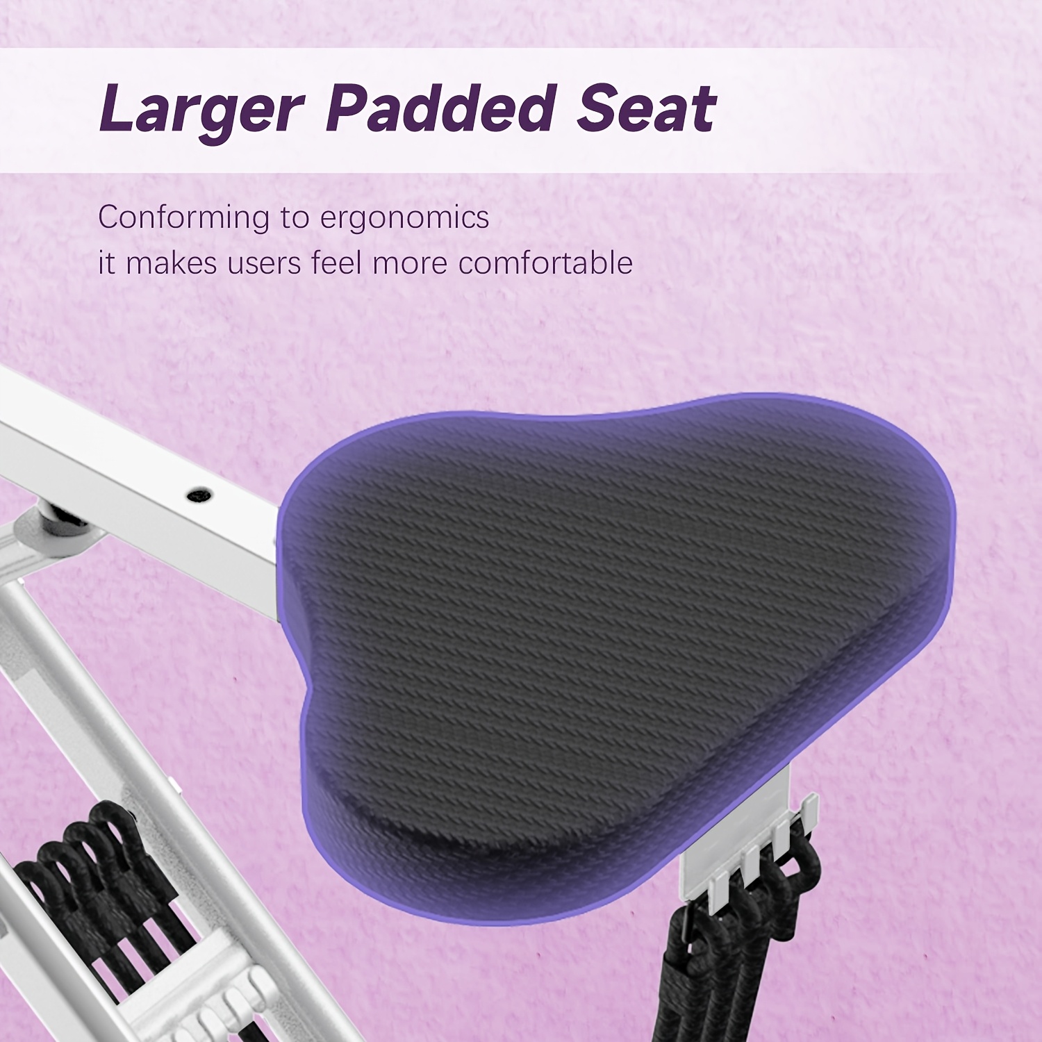 SRIFY Dual Hydraulic Rower, Foldable Squat Machine, Ab Trainer, With Resistance Bands, Quiet Cardio Machine, 6-in-1 Multi-Functional Full-Body Strength Training Equipment For Core, Arms, Abs, Glutes, Legs, Shoulders, Home Gym Low-Impact Excerise, Without Battery