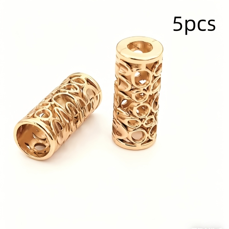 TEMU Lot de 5 attaches de cordon à boucle métallique, butée de serrage, fermoir réglable, extrémité de corde pour vêtements, pantalons, chaussures,