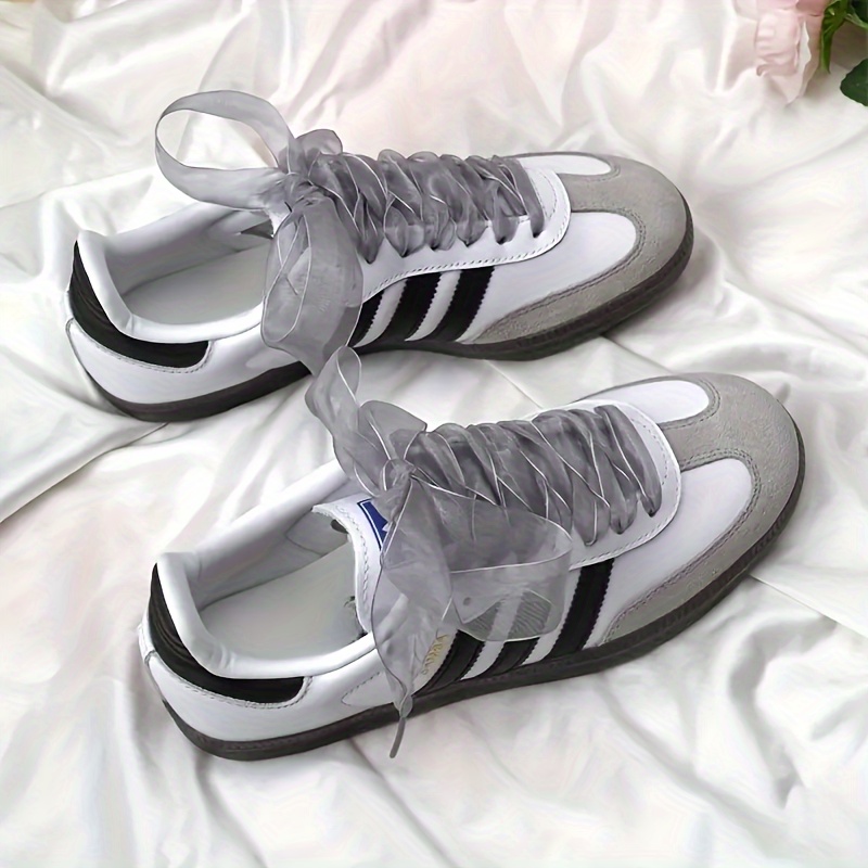 adidas gazelle silver green womens Replacement Laces for adidas Superstar | Shop Sneaker Laces White / 180 cm / 71 in / Flat Shoe Laces main image 0