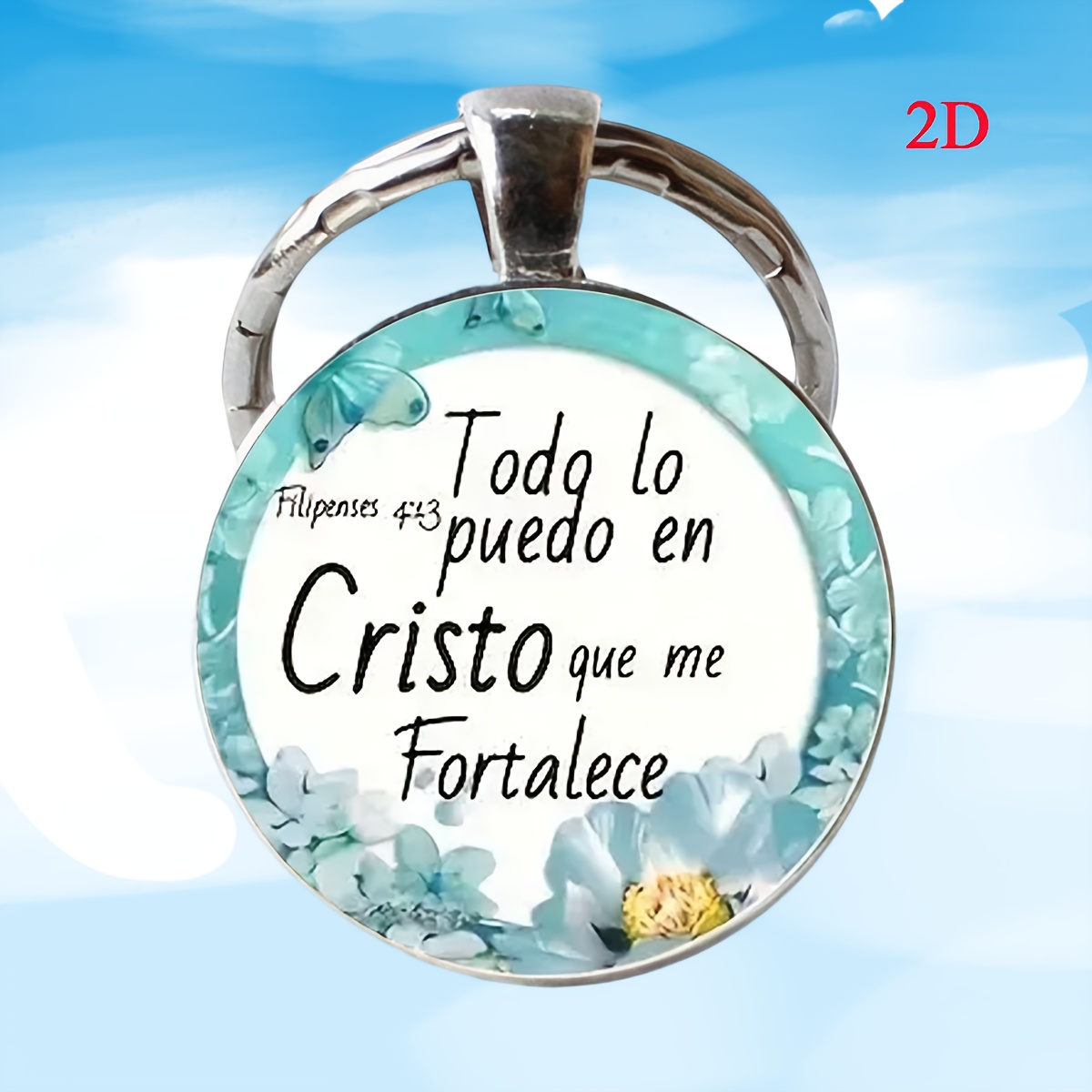 TEMU Llavero de 1 pieza Time con de , un accesorio religioso , de Acción de Gracias, un llavero con significado simbólico