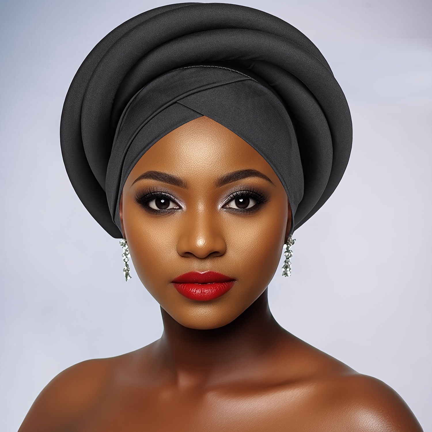 Image of Women'-color Luxury African-inspired Turban - And Easy-to-wear Headwrap For , Weddings, Parties And Special Occasions