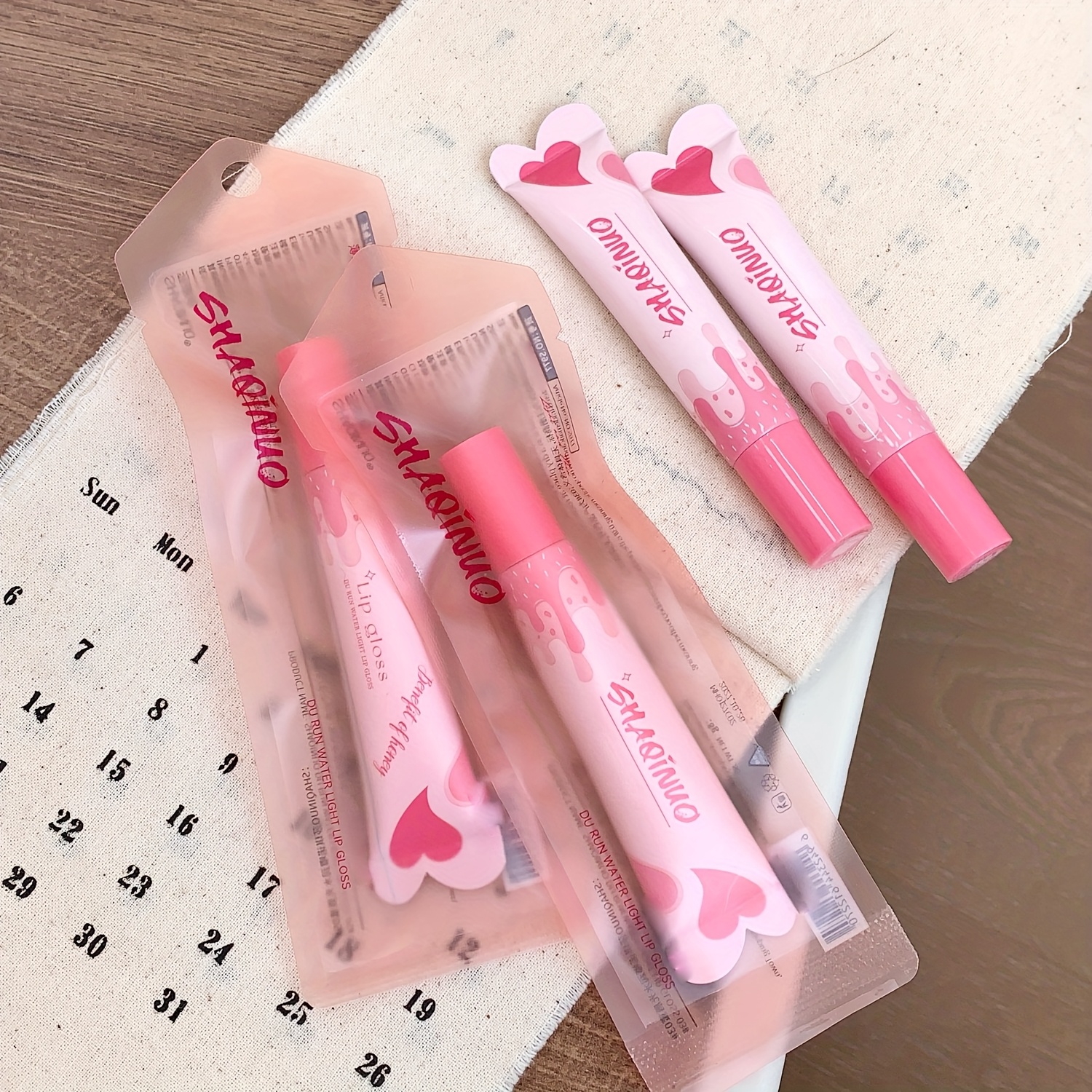 6 st, glänsande läppglans med fuktgivande effekt, skimrande , ochelaktig och hållbar färg, och lättviktig, present till alla hjärtans dag morsdag | Temu Sweden