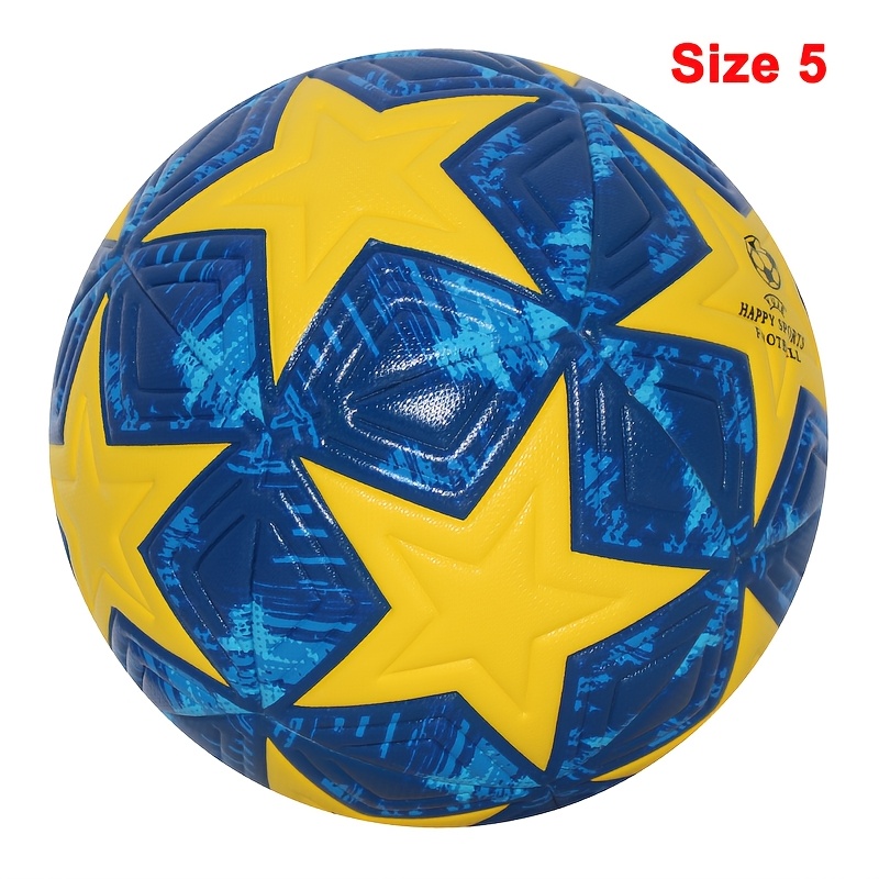 E-shop Neuer Fußball, professionelle Größe 5, hochwertig, weich, PU-nahtlos, Outdoor-, Fußballtraining, Spiel (unbefüllt)