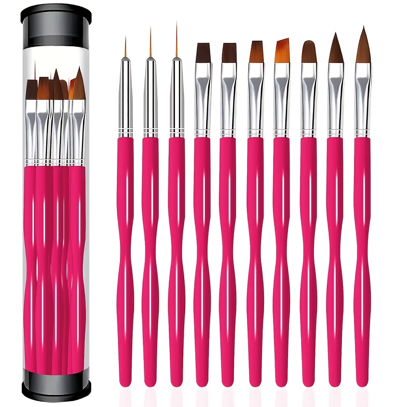 nail art brush set nail   tools 3d builder nail gel brush acrylic nail drawing pen nail art brush for   manicure