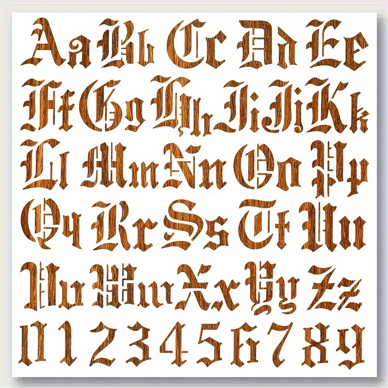

& Set, 11.8" Reusable -out For Diy Crafts On Wood, , , , , And
