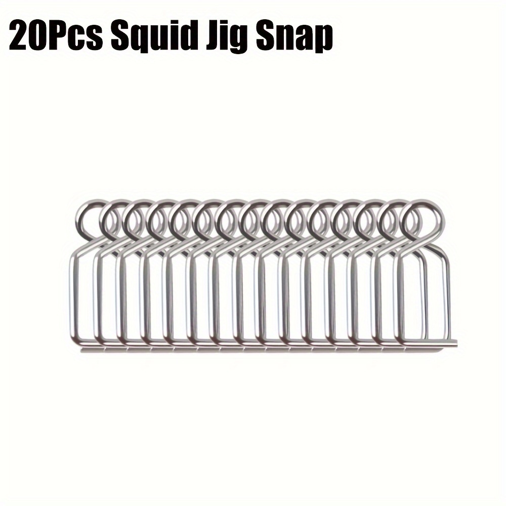  Power Clips High Strength Fishing Snaps Set, 100pcs Stainless  Steel Connector Speed Clips for Quick and Easy Fishing Lure Attachement  Saltwater : Sports & Outdoors