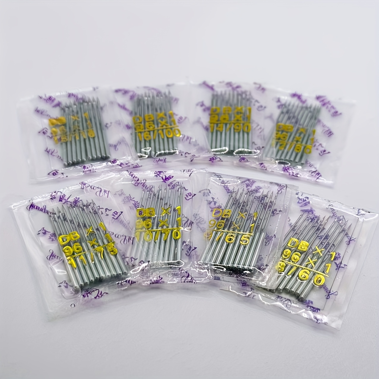 TEMU 80pcs Of Industrial Sewing Machine Needles, Flat Machine Needles, Computer Flat Machine Round Head Industrial Needles, Available In Sizes 8/60,