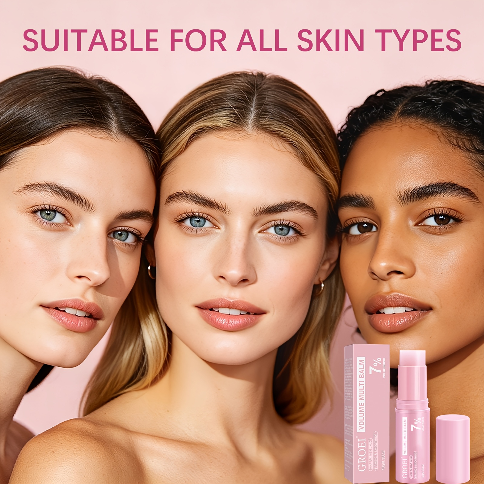 4pcs PDRN Pink Collagen Volumizing Multi-Fragrance Balm