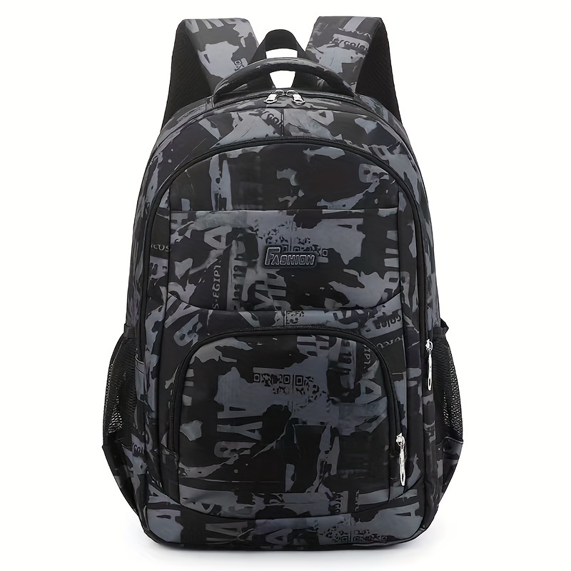 1pc Multi-functional Large Capacity Backpack, Adjustable Shoulder Straps, Lightweight And Breathable - Ideal For Daily Use And Travel, Unisex Style, Perfect For School, Work, And