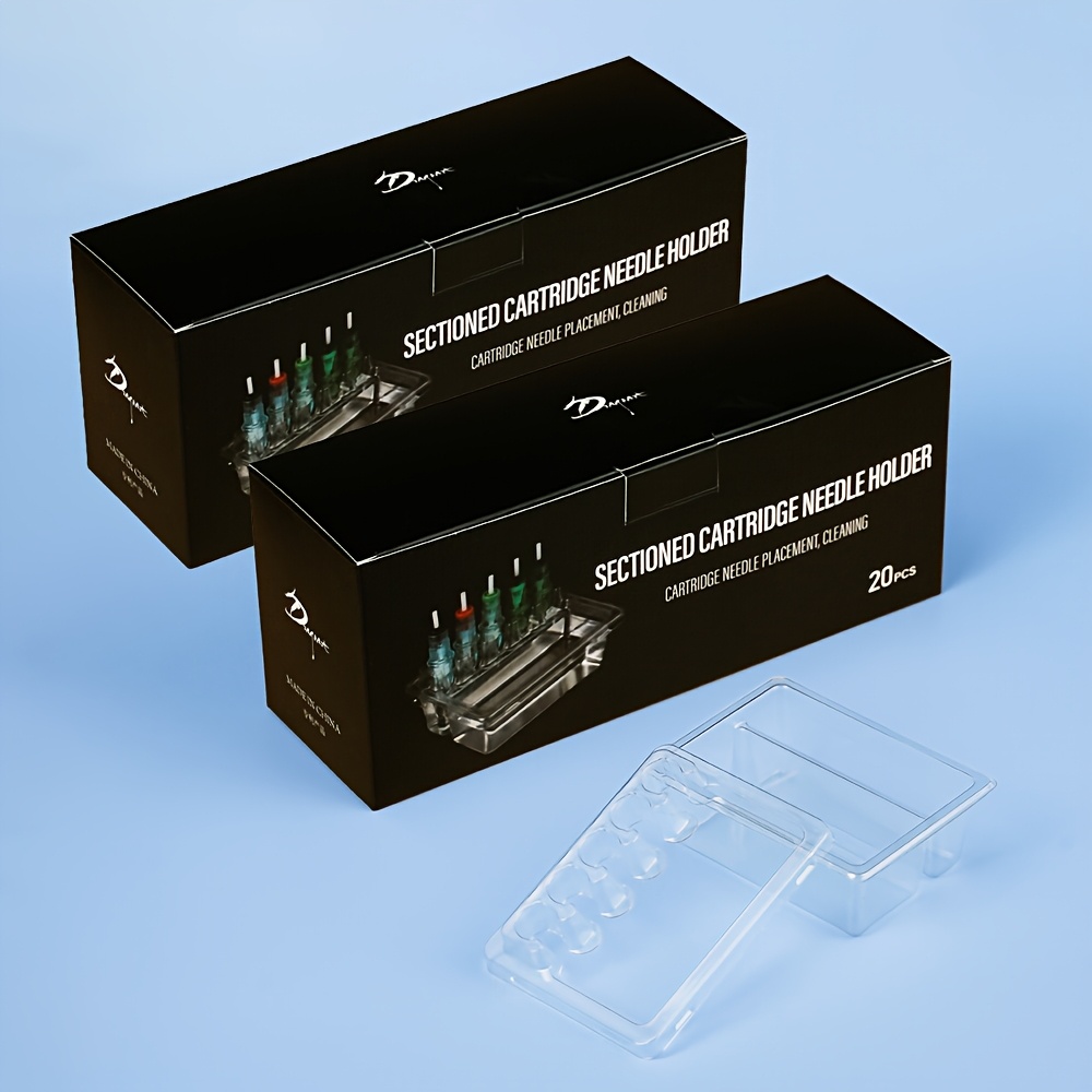 Image of 40pcs Disposable Square Tattoo Needle Cleaning Cups, Easy To Pick Up, Used For Cleaning Tattoo Needles, Suitable For Tattoo , ' Daily Work, Tattoo Enthusiasts
