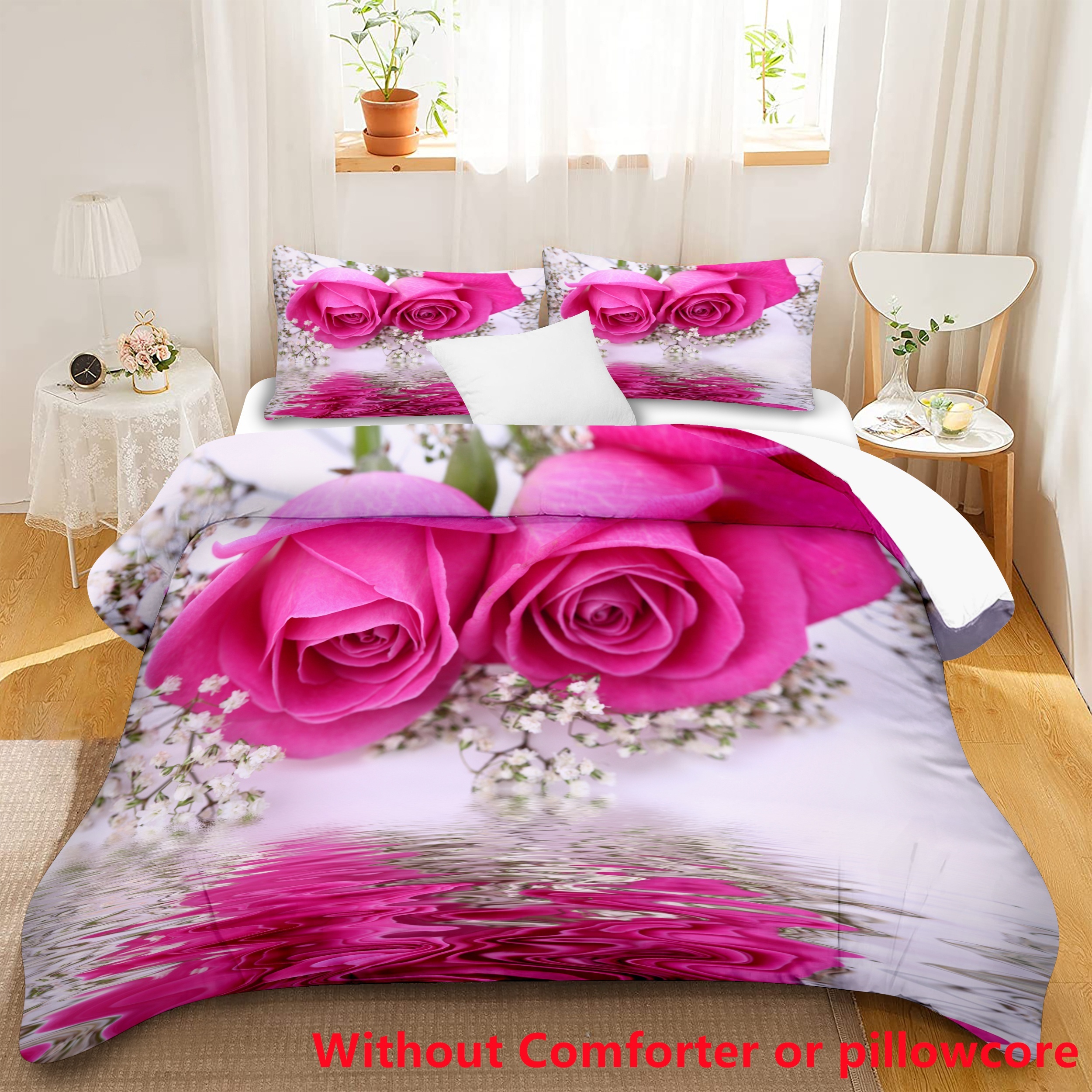 

2/3pcs Duvet Cover Set - Breathable & Soft Polyester, With Pillowcases (includes 1 Depending On Piece), Bedroom & Decor