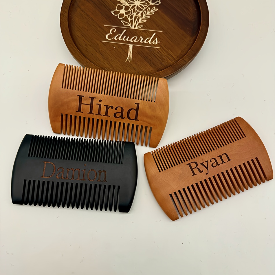 

Engraved Wooden Comb, Personalized Grooming , , , Christmas , 's Day , For Shaving And