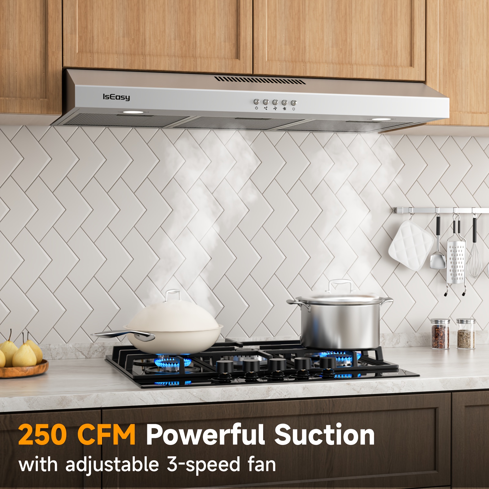 kitchen hood extractor fan sold on Temu United States