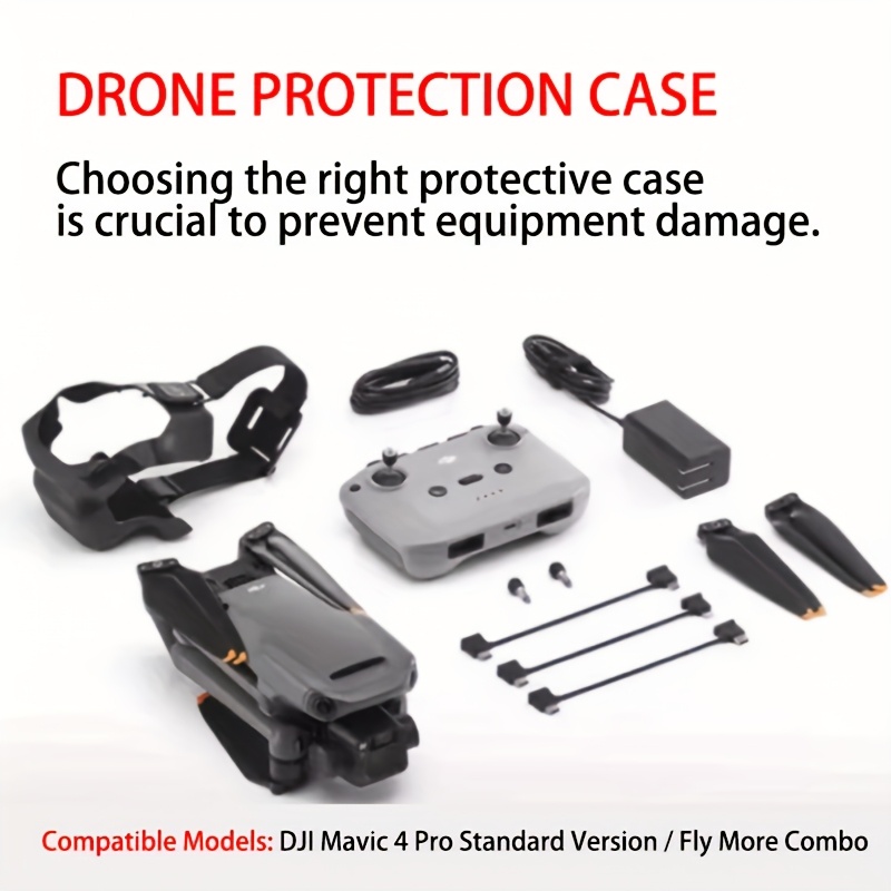 dji   4   storage case scratch resistant durable pvc   protective box with multi functional organizer ergonomic handle secure closure for 3 camera   black   storage case   scratchresistant material Product details 3