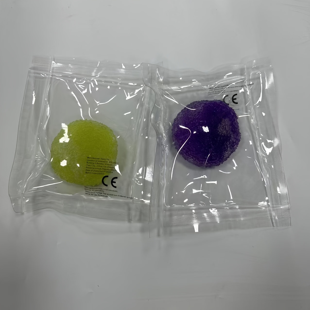 Image of 2pcs Toy Smoothie Balls Malleable Squeeze High Aesthetic Handmade Balls Squeeze Toy Noodle, , Birthday Gift, Soft Squeezable Toy (random Color)