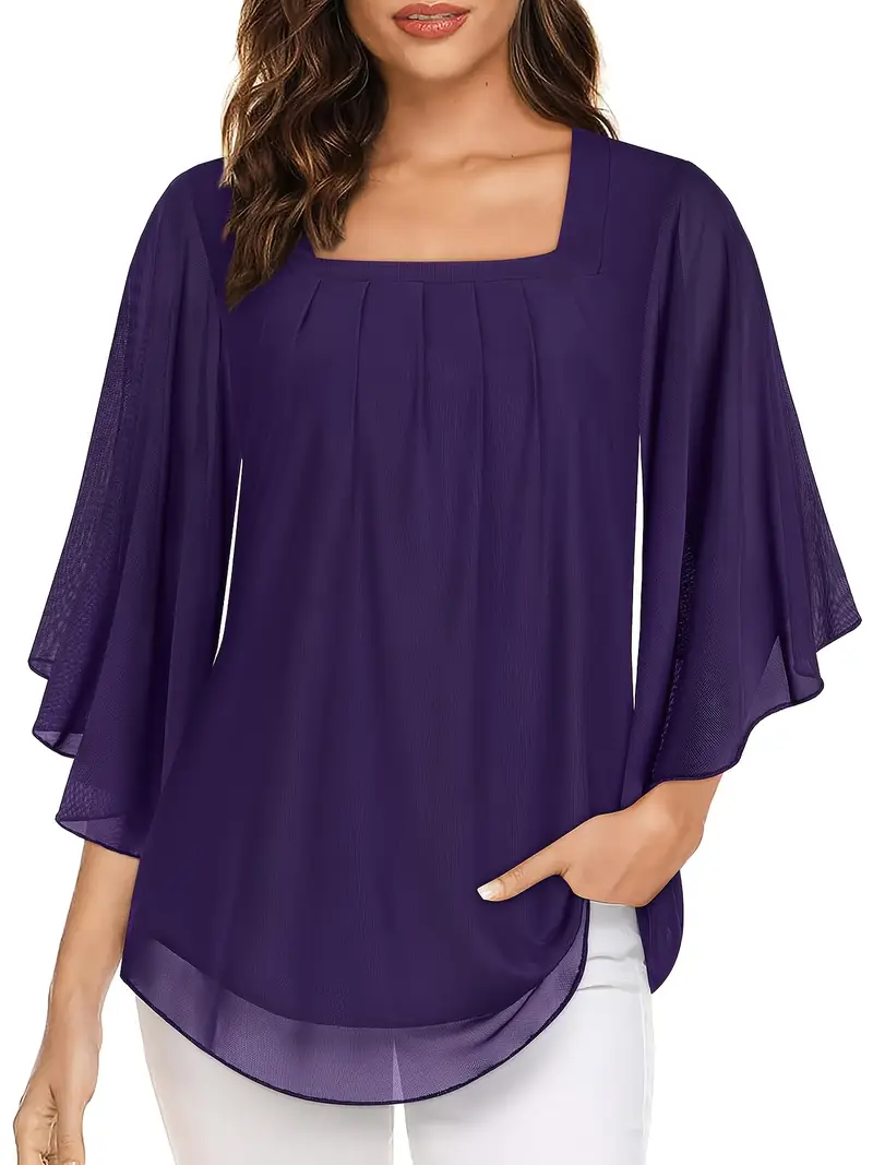 Elegant Floral Print Chiffon Blouse for Women