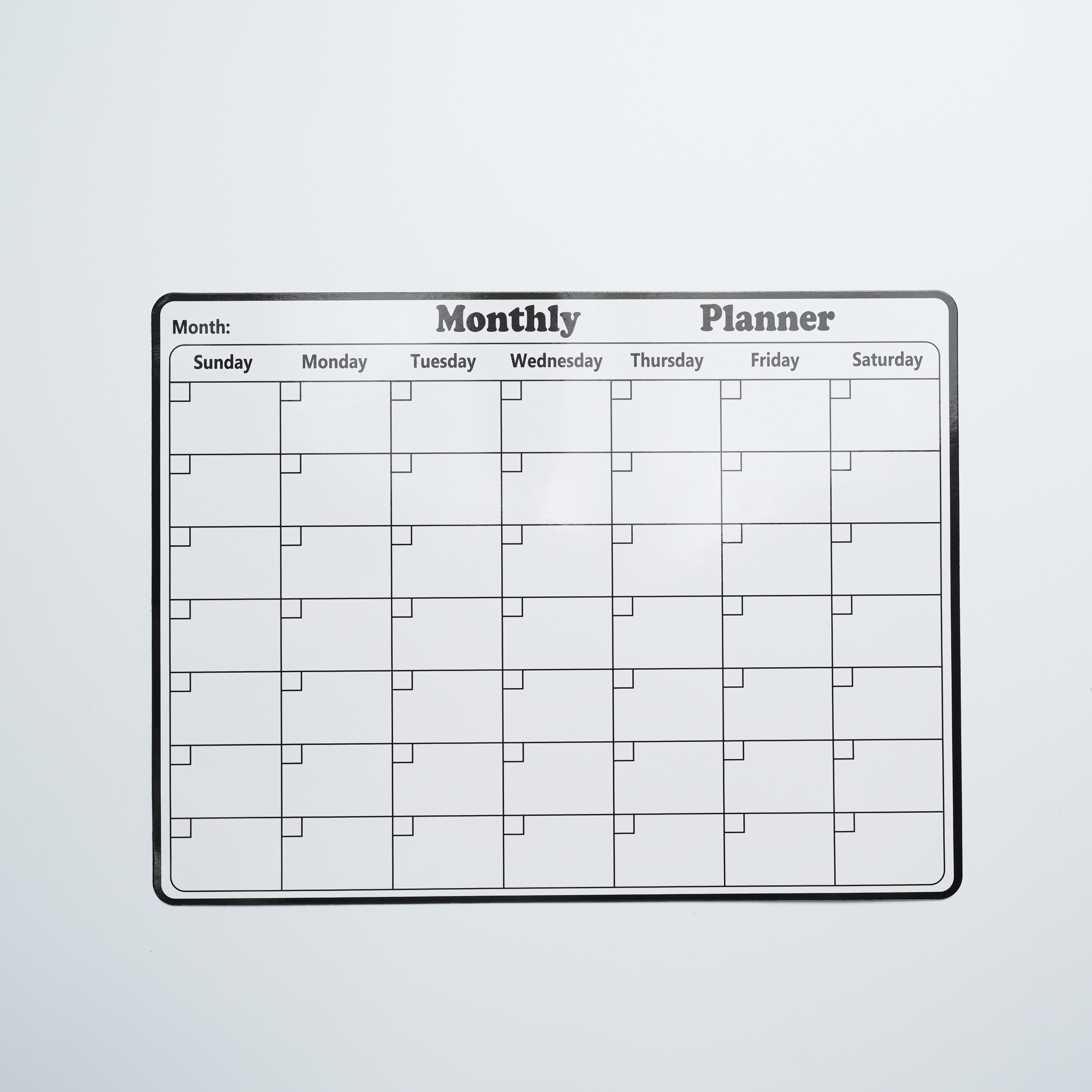 1pc Plan Soft Magnet Waterproof Fridge Magnet Message Board