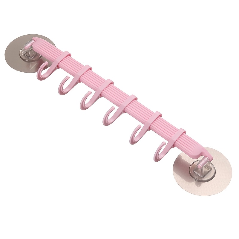 TEMU 1pc, Adhesive Hook, Bathroom Kitchen Wall-mounted Hanger Clothes Hook