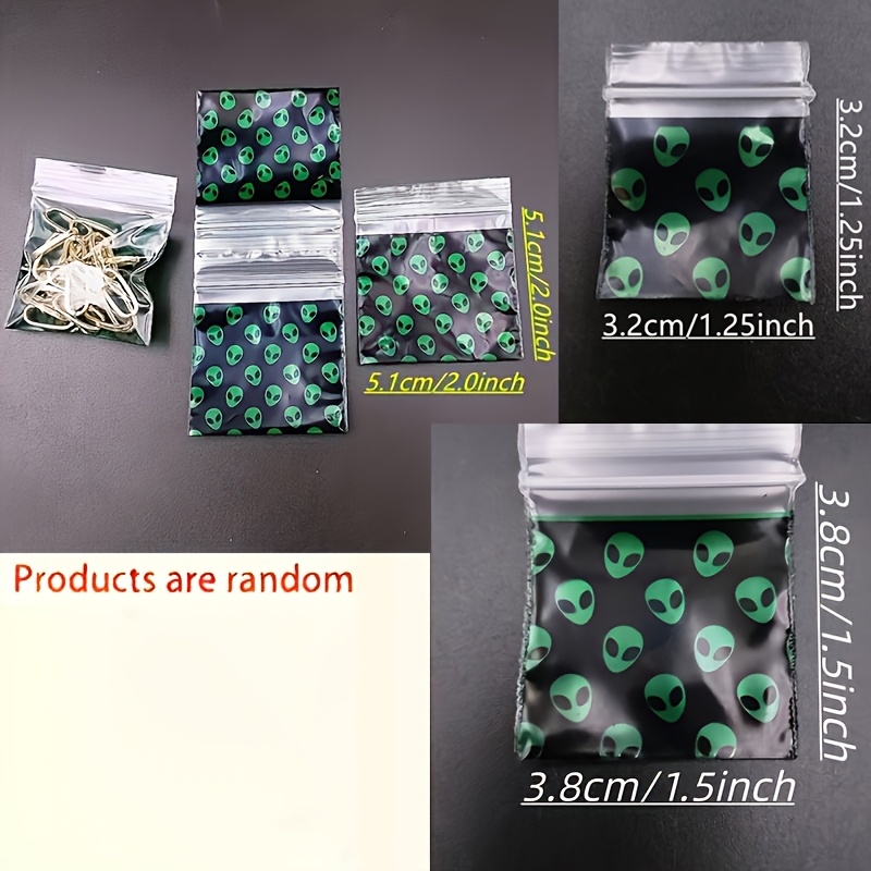 Image of 100pcs 2.0x2.0 Inch Reusable Self-sealing Transparent Polyethylene Bags - Moisture-proof & Dustproof Small Storage Bags For Jewelry Beads, Stationery, Party Favors, Holiday Essentials, Jewelry Bags