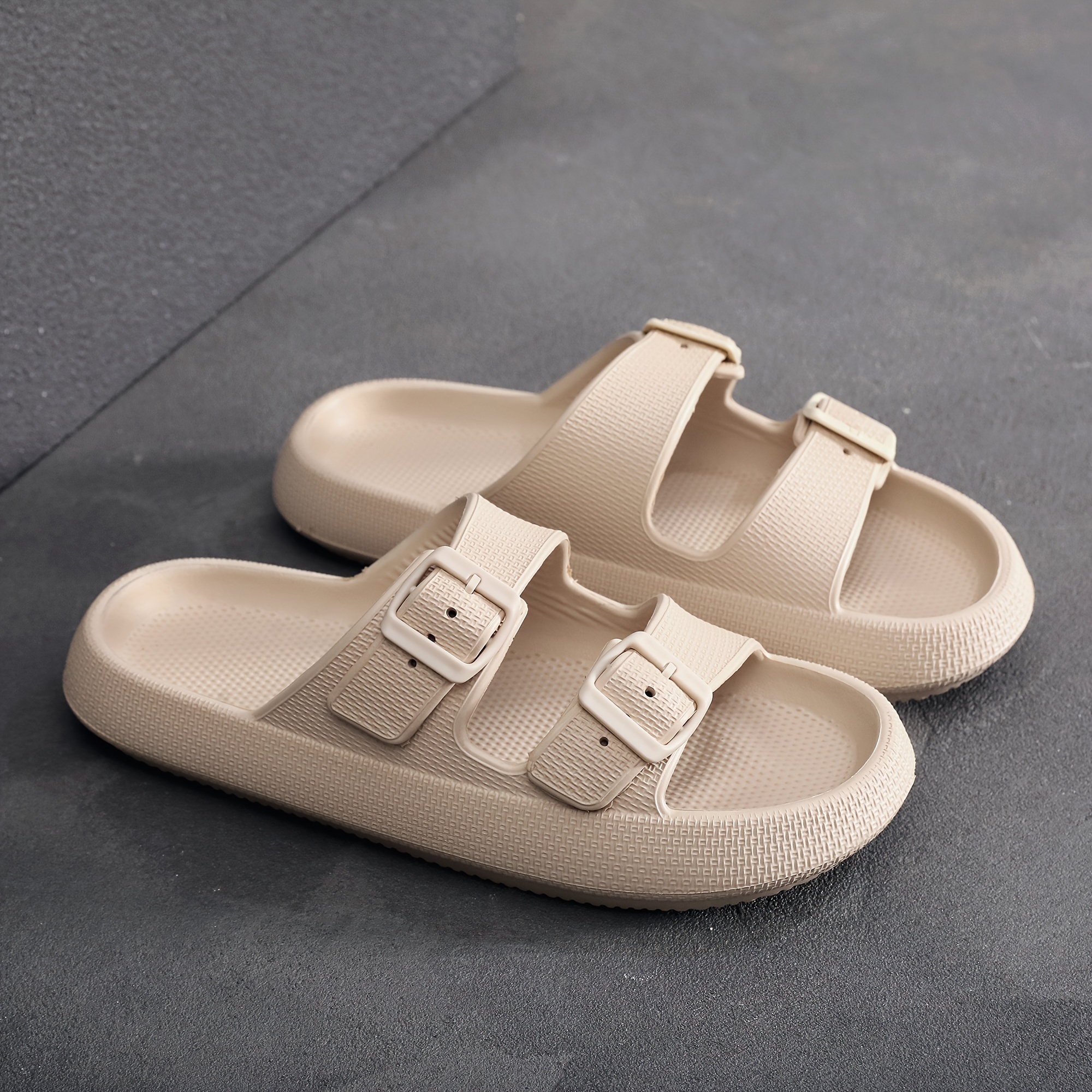 TEMU Slippers For Women And Men | Drying Slides | Cloud Slippers - , , To | Buckles Eva