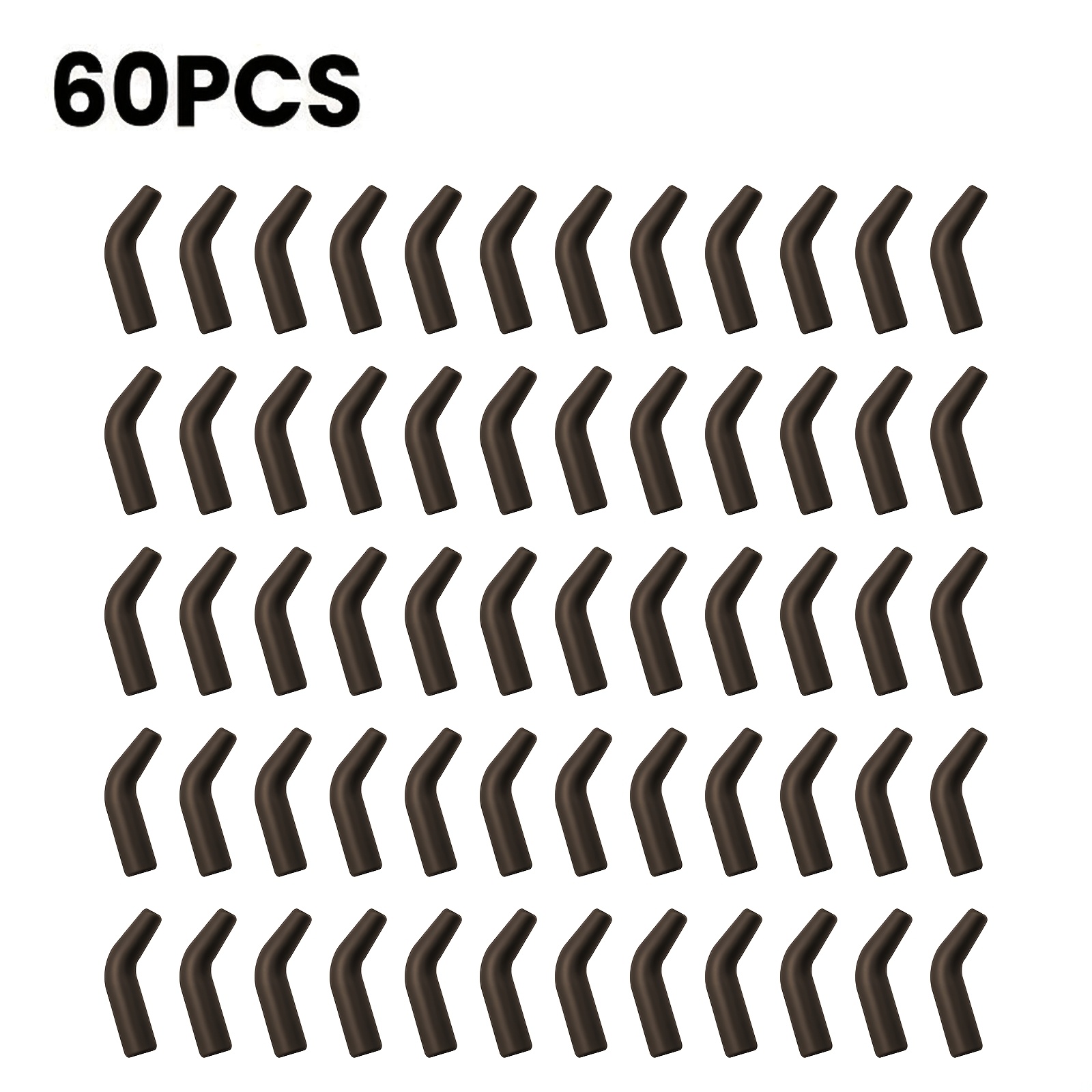 Natufish 60pcs Carp Fishing Anti Sleeve Hook Aligner For Ronnie Hair Rig Carp Method Feeder Accessories Tackle