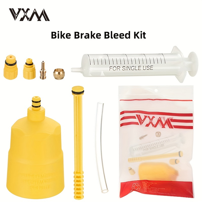 

Bike Brake Bleed Kit For Shimano Hydraulic Disc Brakes, Funnel With Stopper, Road And Mountain Bike Maintenance Tool