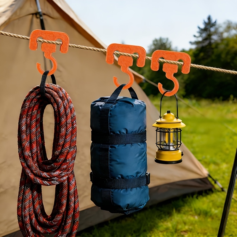 4pcs Multi-Functional Outdoor Camping Rope Hooks