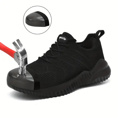 steel toe shoes for women are lightweight comfortable breathable wear resistant work sports shoes puncture resistant safety shoes and