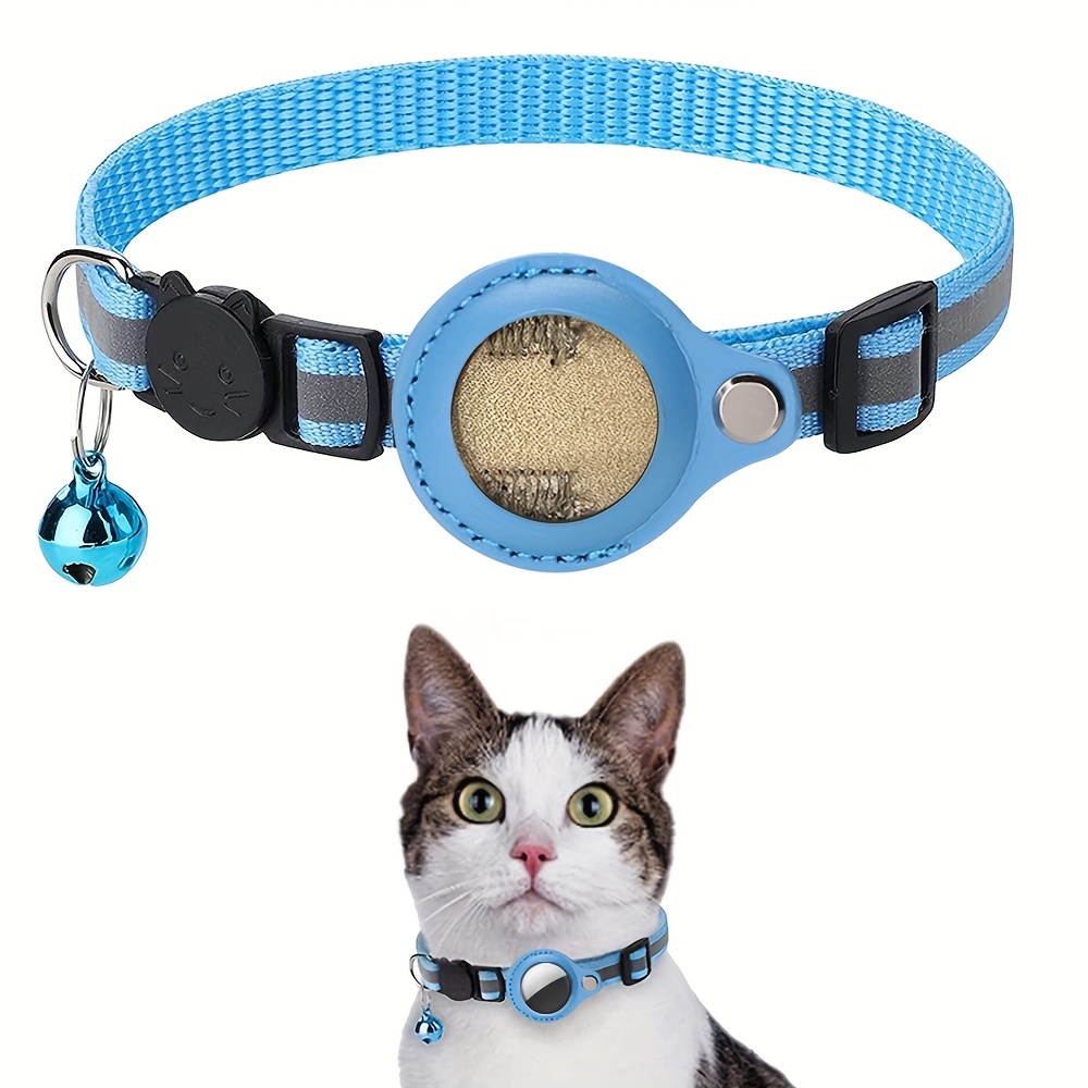 Porte-collier pour chien Airtag (pack de 2) compatible avec le  porte-collier pour chat Apple Airtag, le support d'étiquette air pour  collier pour animaux de compagnie, le couvercle de l'étui Air Tag pour