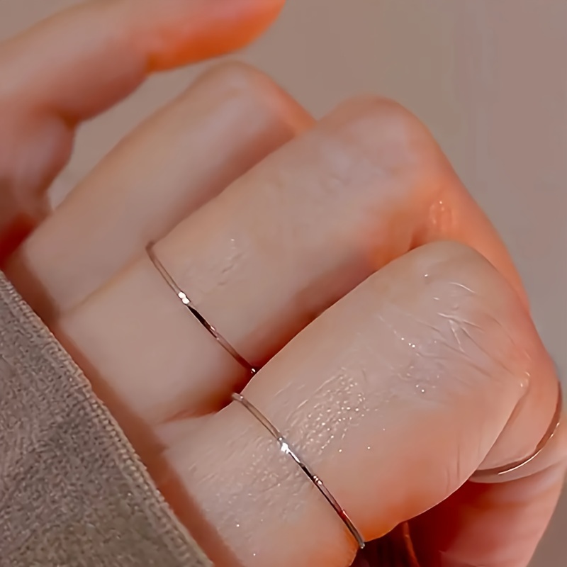 Everlastingly Titanium Steel Women'S Joint Ring