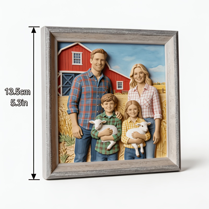 TEMU Turn Your Photos Into 3d Relief Photo Frames - Personalized Embossed Photo Frames - Customize Your Photos To Share Your Memories And Most . ,
