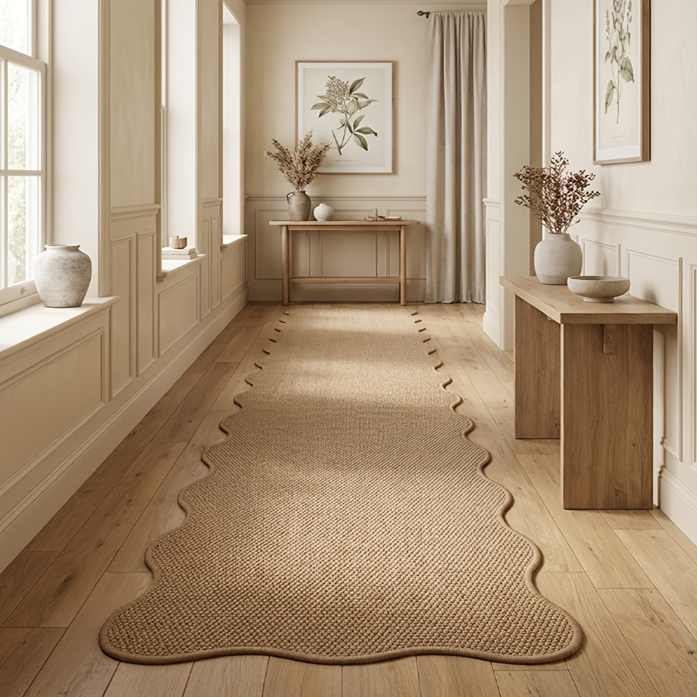 TEMU 1pc Washable Rug, Non-slip And Wear-resistant, Suitable For Runner Rugs, Bedroom Decor, Rugs, Home Decor, Living Room Rugs, Small Living Room