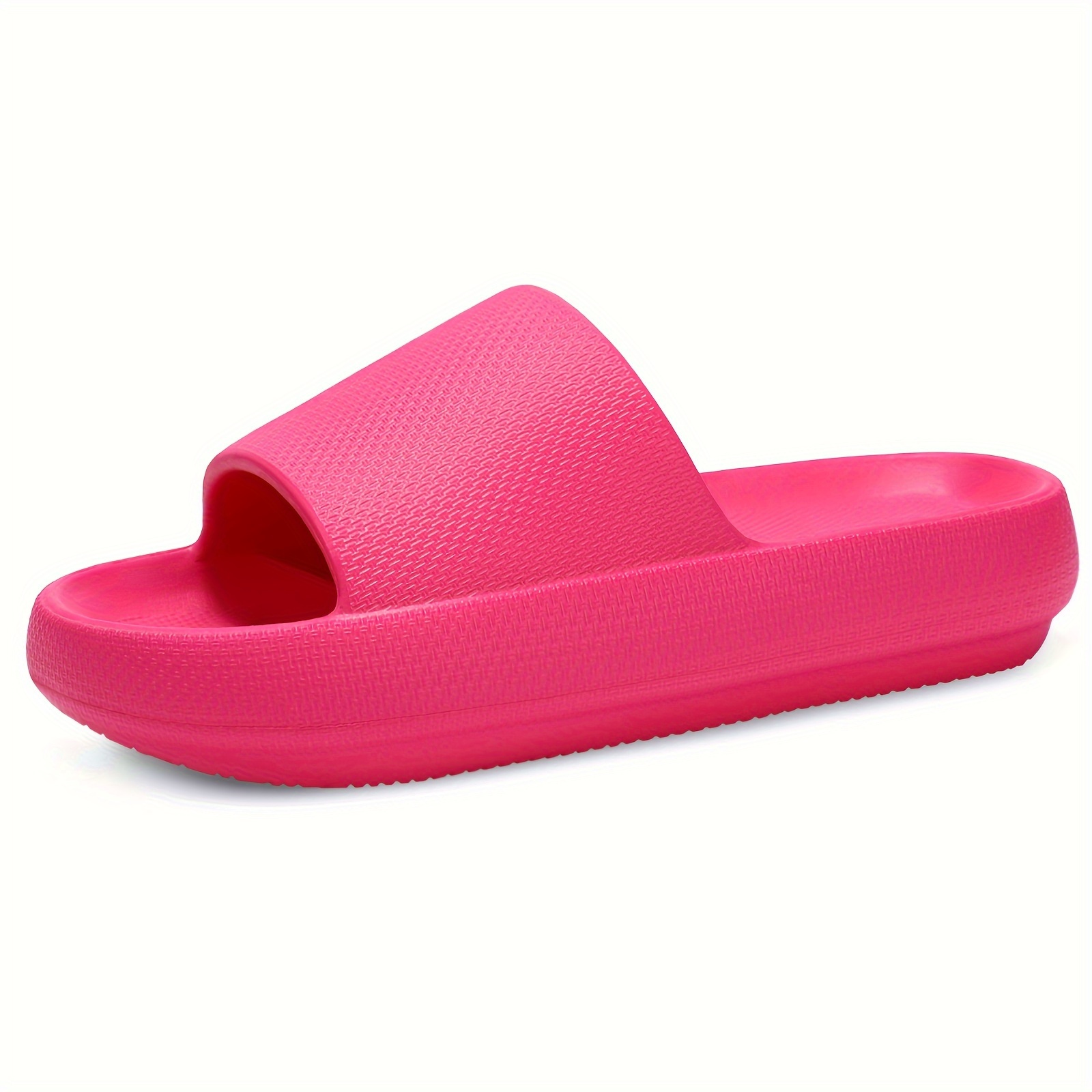 

Women's Pillow Slippers Non-slip Bathroom Shower Sandals Soft Thick Bottom Indoor Outdoor Slippers