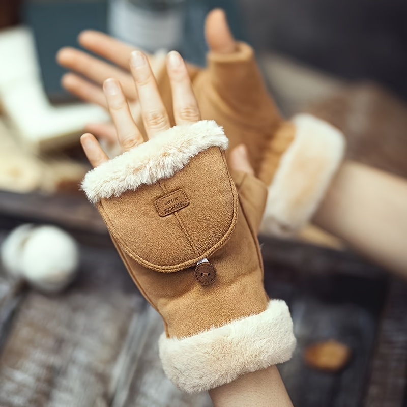 

Gants de Cyclisme en Daim Confortables à Rabat - Compatibles Écran Tactile, Chauds et Élégants pour /Hiver