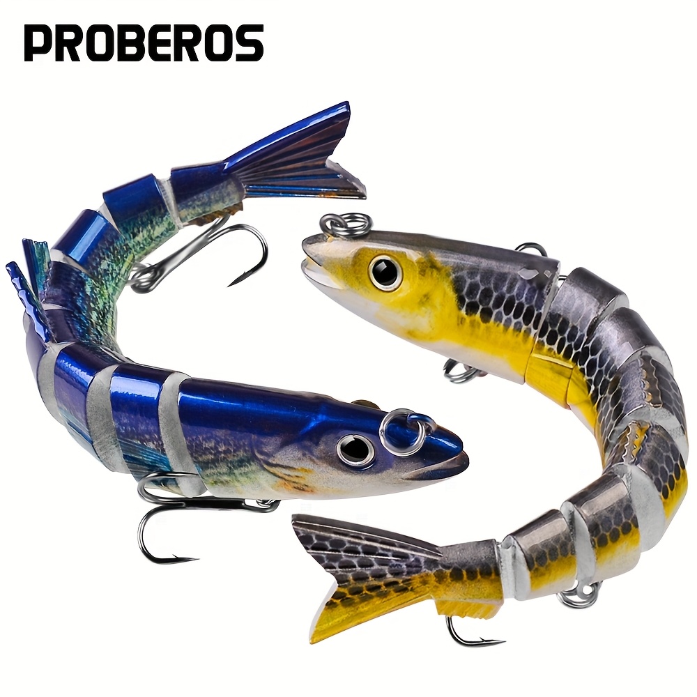 10 Leurres De Pêche Nageurs RuiKiShine 6,5/9,5cm – Pour Bar, Brochet, Silure – Palette Queue