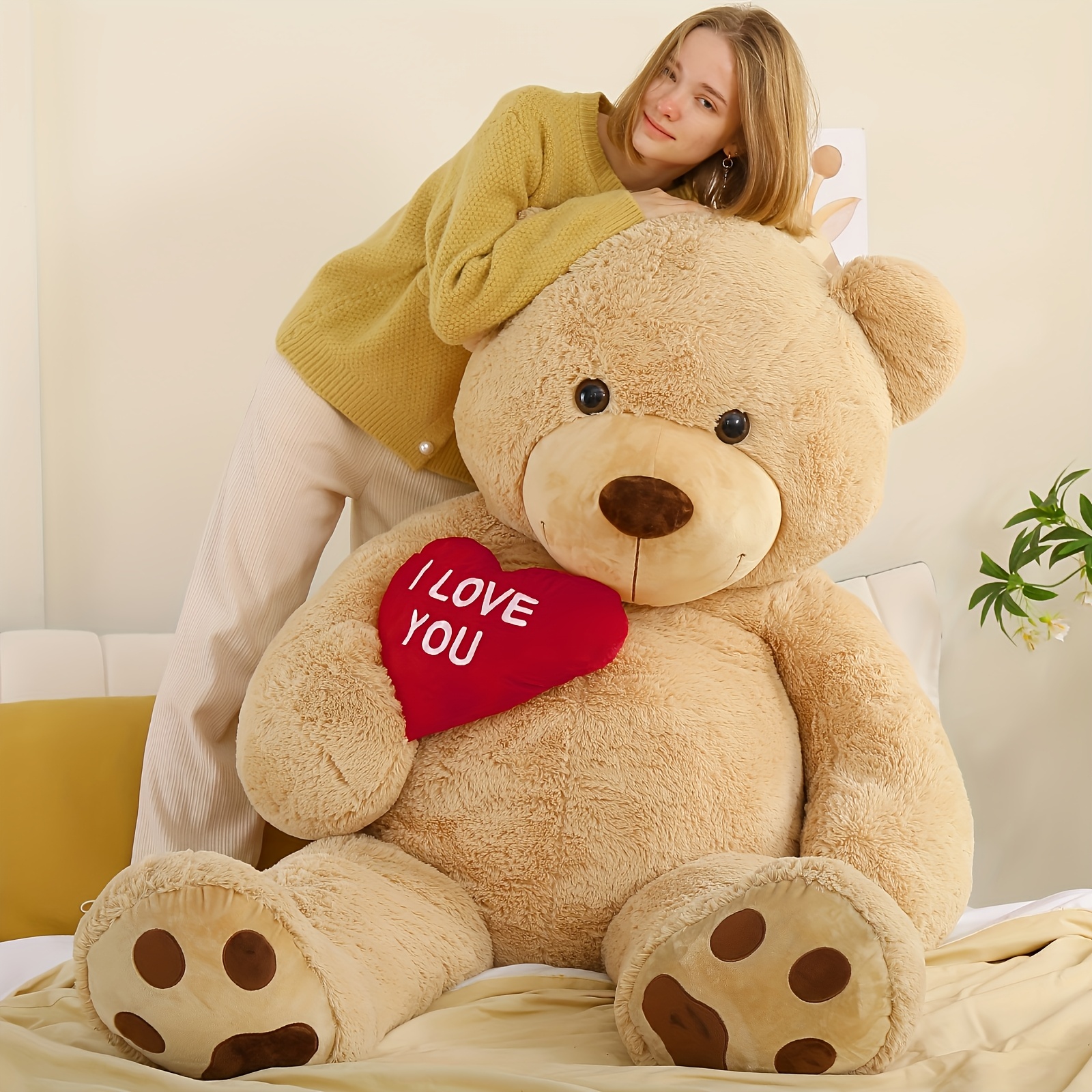 

Maogolan 6ft Bear I You , , Polyester , For 's Day, , For Adults 14+