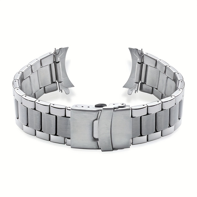 E-shop 22 mm Edelstahl Uhrenarmband & Gerades Metall Armband Uhren Zubehör Herren Damen Armband Ersatz