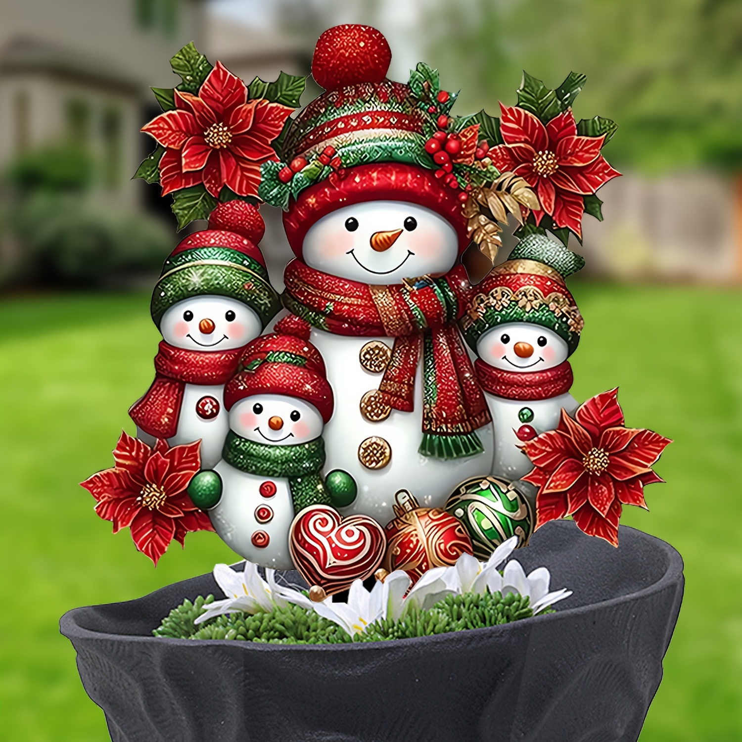 

Snowman - Christmas Decor For & , Art Plaque Sun