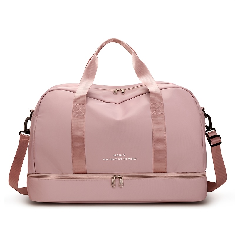 Image of Autumn And Winter Style Solid Color Handbag For Women With Large Capacity, And Wear-resistant, Multifunctional, Casual Travel And Sports, Dry And Wet , And Crossbody