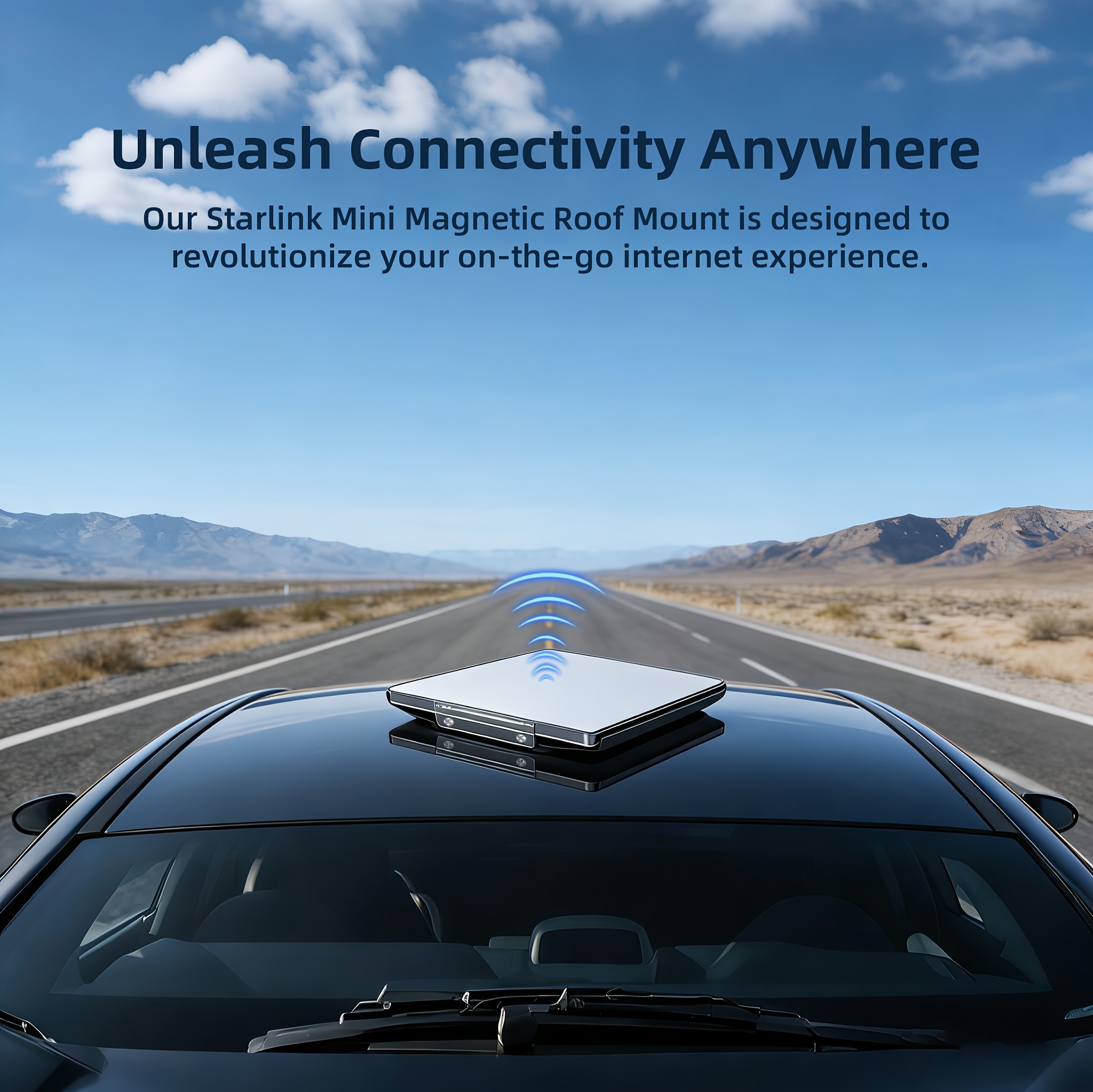 Kit de fixation magnétique pour tablette Starlink Mini, avec plaque de recouvrement en PC haute résistance pour . Fabriqué en fer pur, il offre une  à 360° pour le Starlink Mini tout en assurant une transmission de signal sans obstruction