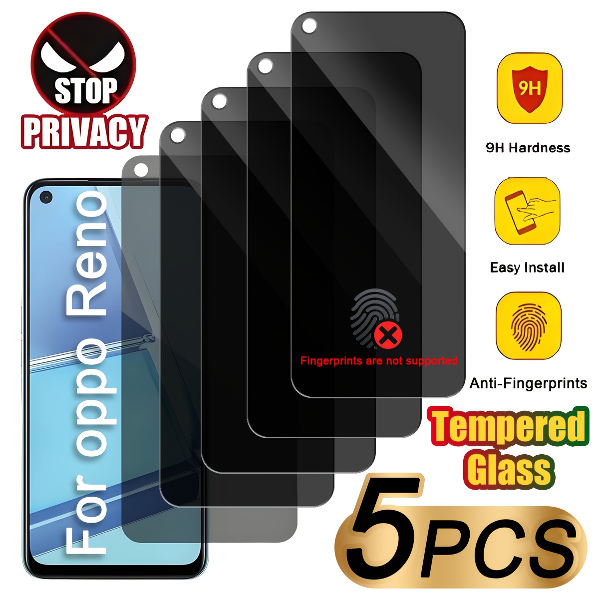 Protections Caméra Pour OPPO Reno 6 Pro - 2 Films Anti-Rayures 9H - NOVAGO - Neuf