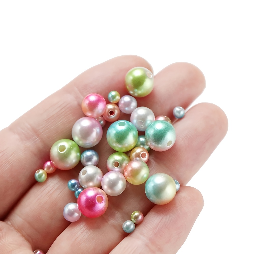 4-10mm 308pcs Mermaid Color, Acrylic Beads, Additions Loose Beads, Jewelry, Decorative Beads