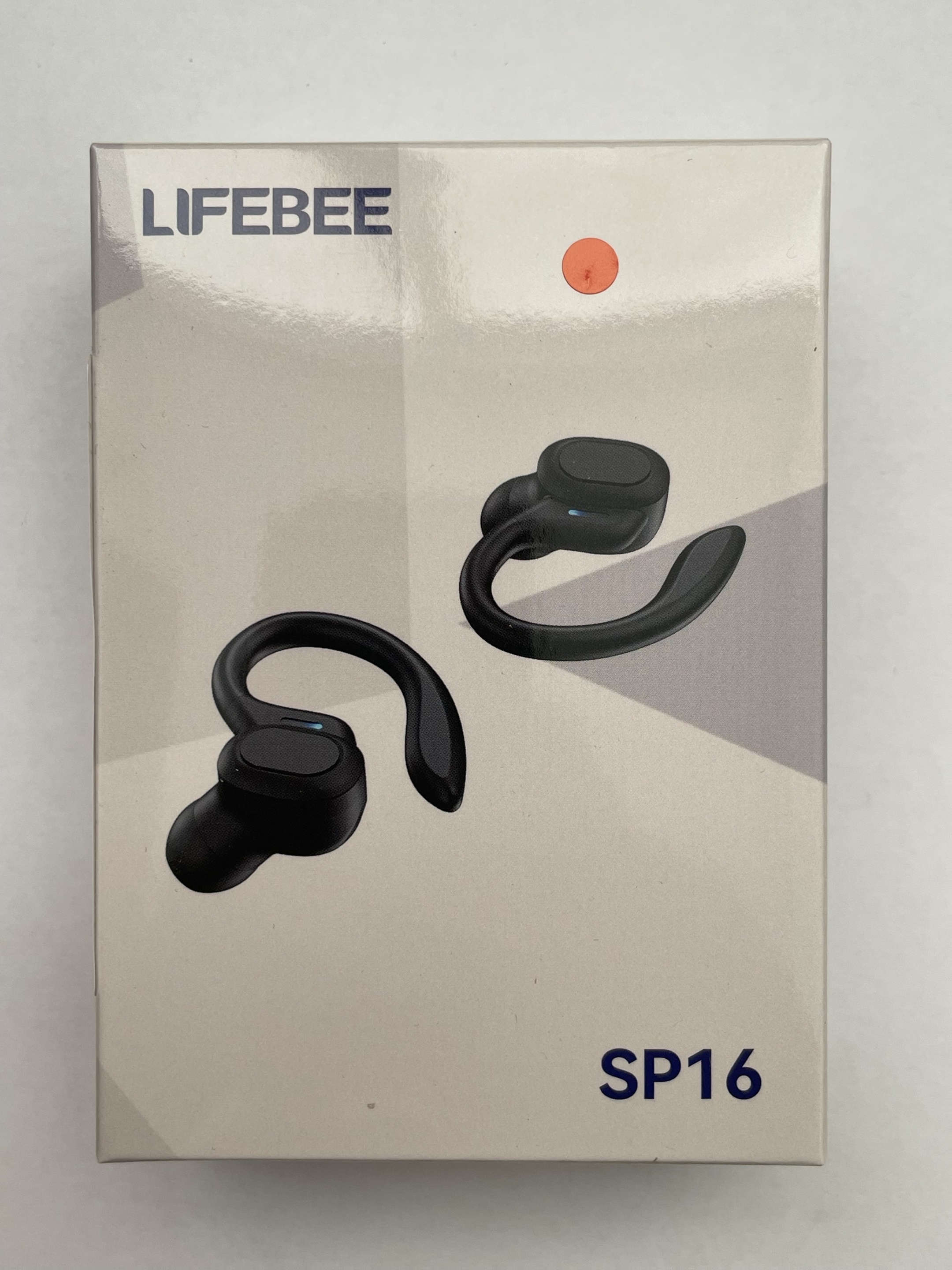LIFEBEE Wireless Running Earbuds with Earhooks, Wireless Headphones for Sports, Dual-LED Display, Pure Bass Sound, Built-in Microphone